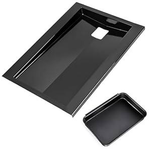 Nordic Bbq Store 91354 Fettwanne für Weber Spirit 310 und 320 Grills, hergestellt in 2009 und 2012, Tropfschale ersetzt Weber #91354 Spirit-Fettschale, 45 cm L x 33 cm B x 7,6 cm H