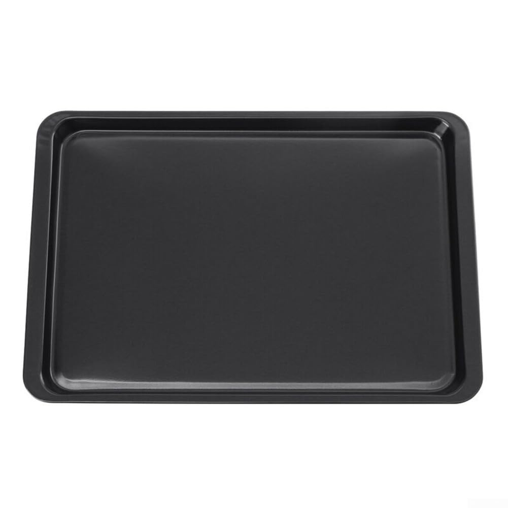 Sheet Pan, NonStick Stainless Baking Cookie Sheets Oven Tray, 14 Inch For Bread Cake Cookies Pan(Black)
