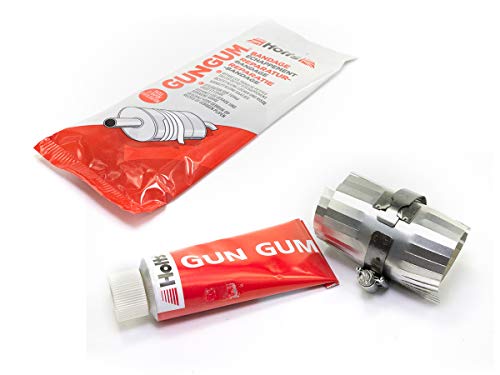 Bande de réparation Holts Gun Gum contre le bruit d'échappement percé