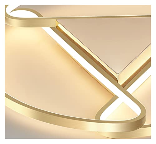 Plafondnier industriel gold LED intensité réglable luxe - 4