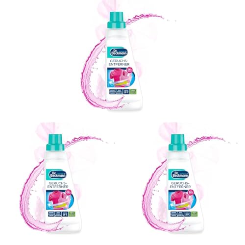 Dr. Beckmann Geruchsentferner | entfernt hartnäckige Gerüche fasertief | aktiviert Frische | mit angenehmen Duft | 1x 500 ml (Packung mit 3)
