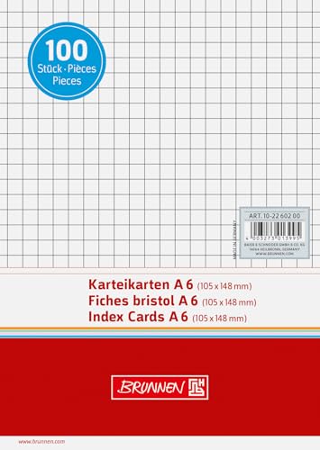 Flashcards fuente, flashcard, 180 g/m², cruzadas A6, a cuadros, envuelto, blanco