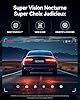 REDTIGER 4K Dashcam Voiture,STARVIS 2,Écran IPS 3,18 Pouces,Carte 128 Go Incluse, WiFi 5,8 GHz,GPS,Vision Nocturne,Grand Angle 170° WDR,Moniteur de Stationnement,Prend en Charge Jusqu'à 256 Go (F7NP)