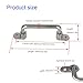 WZDXBQD 304 Stainless Steel Folding Pull Handle 90 Degrees Folding Door Pull,Cabinet Pull Handle Toolbox Handle (Total Length 6.2 