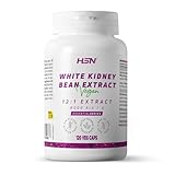 HSN Extracto de Alubia Blanca 12:1 500mg | 120 Cápsulas Vegetales | Actividad Asegurada de 8000 AI/g | Extracto Frijol Blanco (Phaseolus vulgaris) | Vegano, Sin Gluten, No GMO