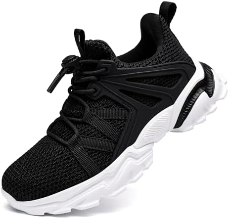 Boys Girls Shoes Kids Sneakers Lightweight Breathable Tennis Athletic Running Shoes for Toddler/Little Kid/Big Kid