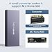 ACASIS USB C 3.2 SSD Enclosure for Apple SSD 12+16 PIN MacBook Pro,MacBook Air, Mac Pro, iMac from 2013 to 2017 A1465 A1466 A1502 SSD，MacBook SSD Enclosure with M.2 NVMe Adapter