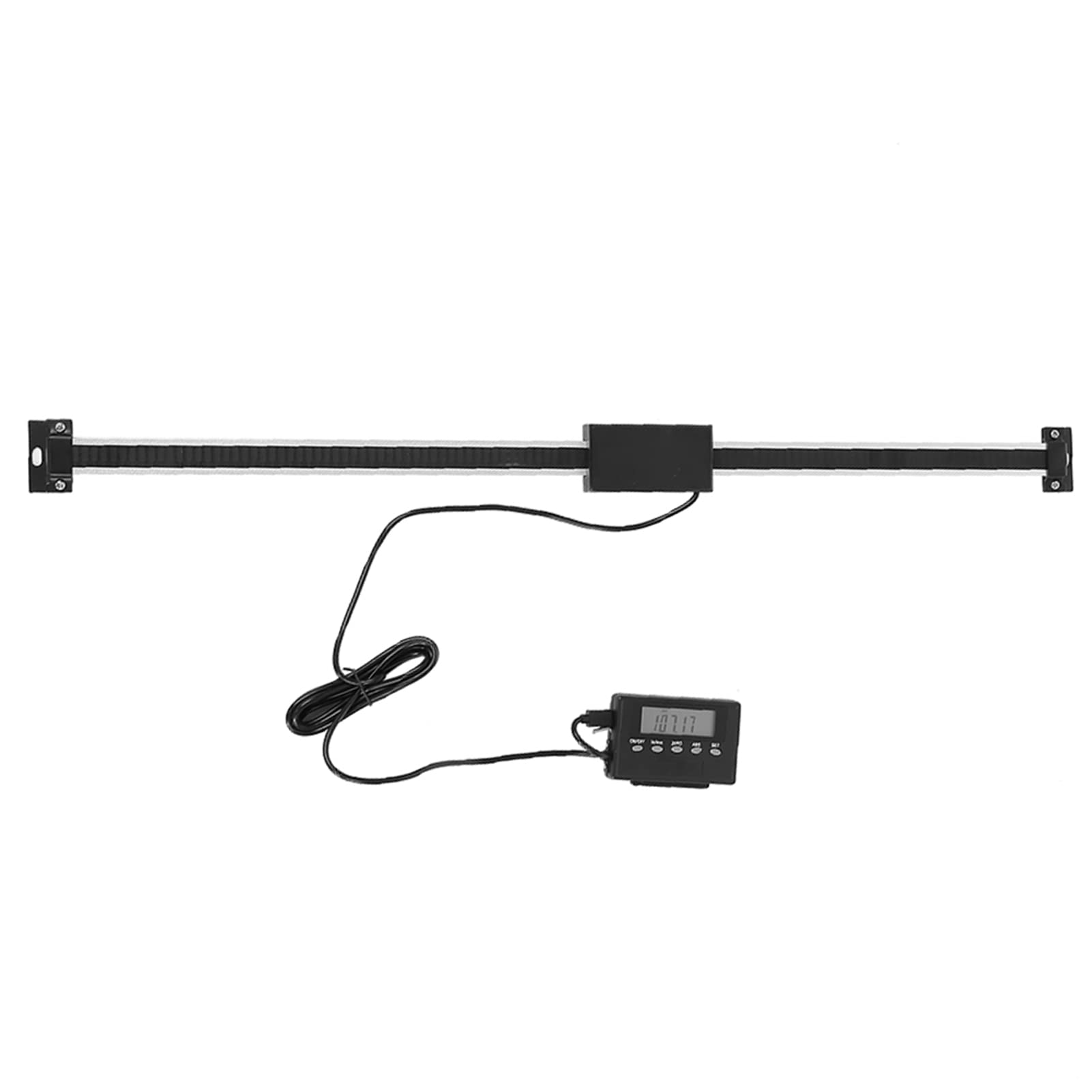 BRRNOO Odczyt Cyfrowy, Zestaw Cyfrowej Skali Liniowej z rozdzielczością 0,01. Dokładna Skala Odczytu LCD 0-600 Mm dla Frezarek Tokarek