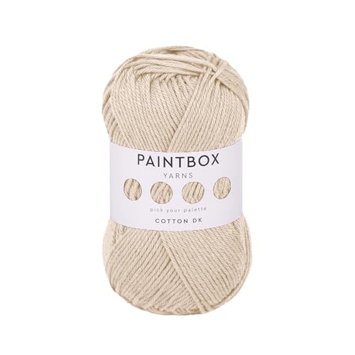 Paintbox Yarns 100% Cotton DK Yarn 1.76oz 50g 137yds 125m | Paper White Wool For Crochet Knitting - Soft Lightweight Double Knit Yarn For Clothes product thumbnail 15