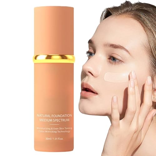 Imaginaryl Foundation | 4 In 1 Medium Spectrum Imaginaryl Concealer | Wasserfeste Getönter Gesichts Concealer | Lang Anhaltende Und Feuchtigkeitsspendende Make-up Foundation für Alle Hauttöne