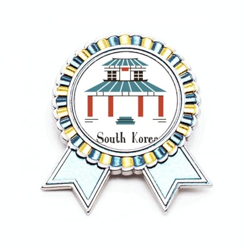 Broche The Phylum Corée du Sud bijou de veste en métal unisexe taille M
