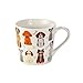 SPOTTED DOG GIFT COMPANY Tazza con cani - tazza grande per caffè e tè a colazione - idee regalo per uomo e donna - in porcellana
