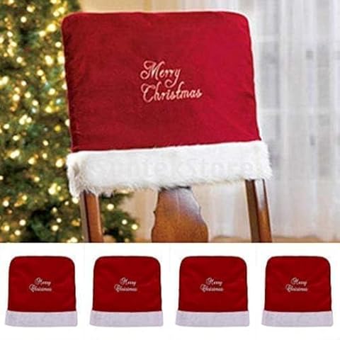 Merry Christmas Dining Chair Covers Set Cover