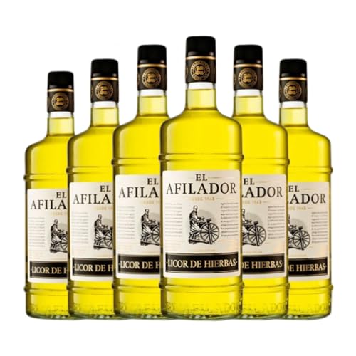 Licor de hierbas El Afilador 70 cl (Caja de 6 Botellas de 70 cl)