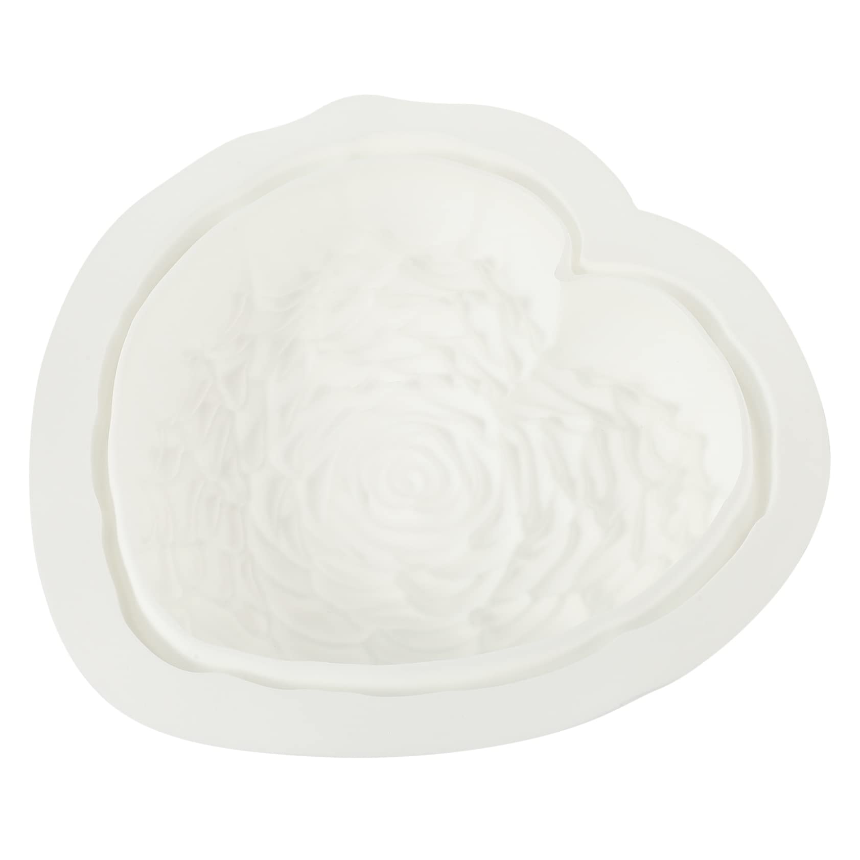 ULTECHNOVO 3 Pièces moule rose d'amour moules en forme de cœur moule à cake coeur d'amour moule à chocolat Outil de cuisson moule à gâteau en silicone Gel de silice blanche