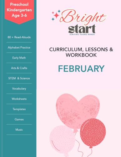 February: Preschool & Kindergarten Lessons & Workbook: Winter Lesson Plans, Read-Alouds, STEM Science, Alphabet P–R, Early Math, Crafts, Games, ... & Workbook for Preschool and Kindergarten) image 2