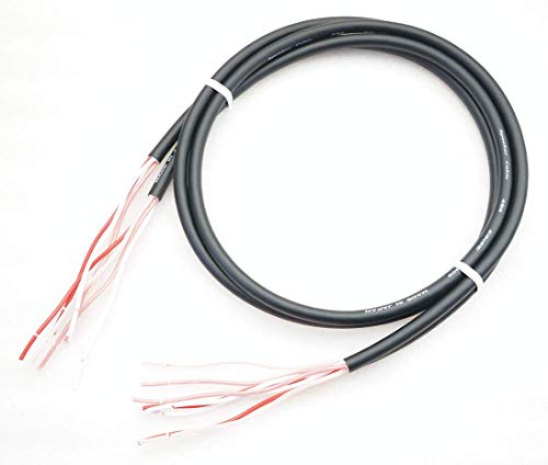 CANARE 4S6 外皮＆導体皮剥き加工済み 2本ペア 各m切り売り (2m 2本セット)
