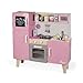Produktbild Janod - Macaron Wooden Maxi Cooker for Children - Cooker for Children Equipped with a Fridge and a Microwave - Pretend Play - 15 Accessories Included - For children from the Age of 3, J06571, Pink
