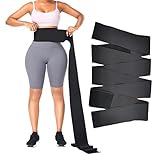 Lancsdom Snatch Me Up Bandage Wrap Adjustable Belly Waist Wrap for Women Waist Trainer Waist Trimmer