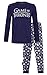 Produktbild Game of Thrones Schlafanzug,2-teilige Pyjama Set Für Damen Mit Langen Ärmeln,Schlafanzug Erwachsene Unisex Lounge, Nachtwäsche Zweiteiliger Schlafanzüge Weich, Game of Thrones Fanartikel (L, Marine)