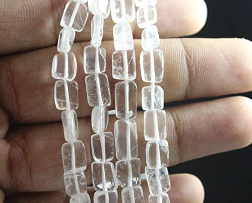 Quartz rose perles de 6x9mm naturelles LKBEADS forme carrée
