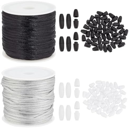 50PCS Breakaway Safety Clasps - Barrel Connectors For Necklaces, Lanyards & Jewelry Making