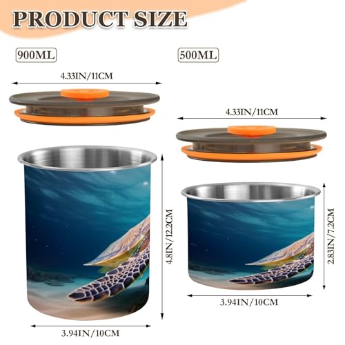 Contenedor para café hermético Blueangle acero inoxidable 900ml miniatura 2