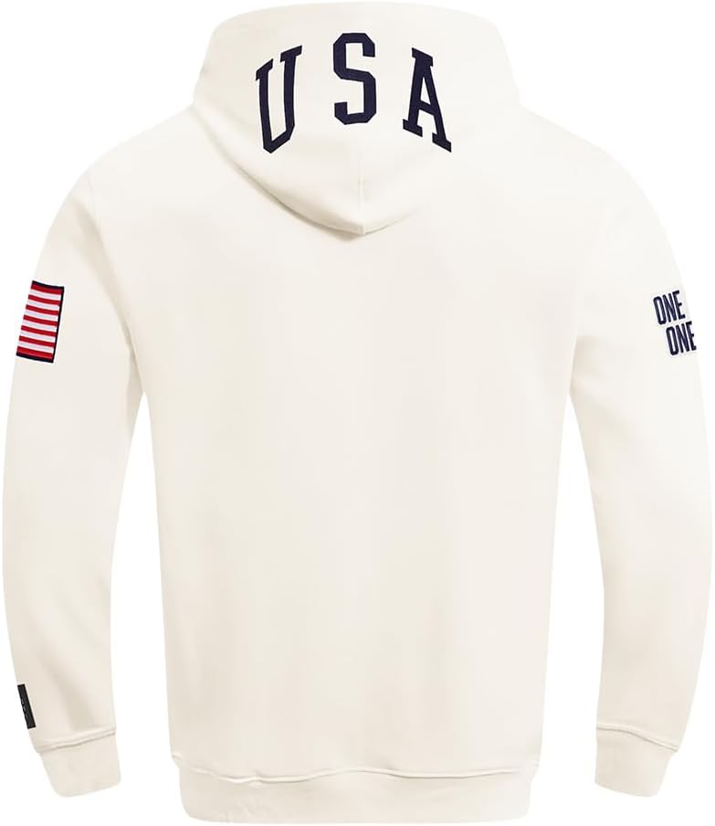Pro Standard Mens U.S. Soccer Classic Chenille Pull Over Hoodie