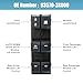 X AUTOHAUX Master Power Door Window Switch AUTODOWN for Hyundai Elantra 2011 2012 2013 2014 2015 No.93570-3X000 Left Driver Side