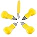 Watch Back Case Opener Remover Removal Knife Repair Tool Different Sizes 5pcs, Teenitor Watch Battery Removal Change Stainless Steel Watch Back Case Opener & 8 Extra Watch Pins, Yellow, 13pcs