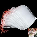 Cashger Garden Fruit Protection Bags, 50 PCS 4" x 6" Small Nylon Netting Plant Bags with Drawstring