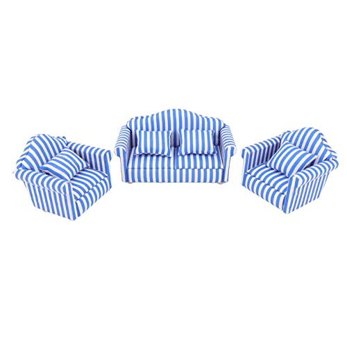 LMHHMIN �h�[���n�E�X �\�t�@ 3 �_�Z�b�g �p�C���z �_�u���\�t�@ 2 �V���O���\�t�@ ���C�g�J���[ �X�g���b�v �~�j�`���A�\�t�@ 1:12 �h�[���n�E�X�p (��)