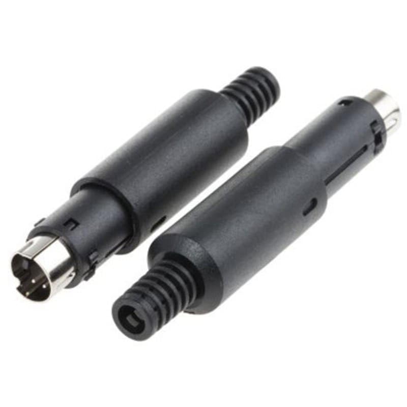 4 Pole Male Miniature Din Connector MDN Series 50 Vac/dc 1A, Pack of 1, MFR: 5260825