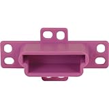 Prime-Line R 7133 Drawer Track Backplate, 1-1/4 In. Opening, Plastic, Purple (2 Pack)