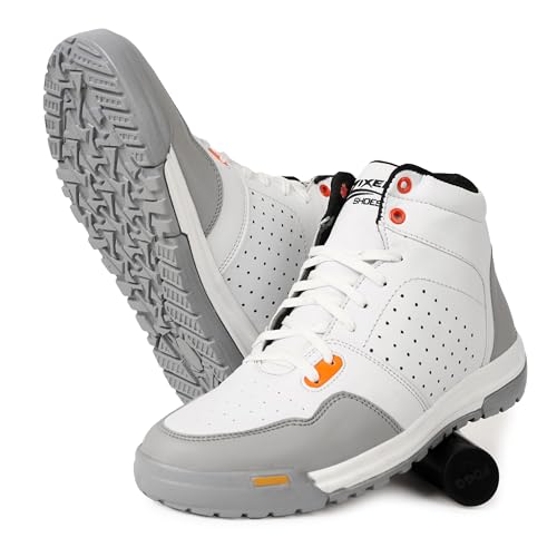 Image of Zixer Woodlend Bike Riding Tracking Stylish Jungle High Ankle Boots For Boys High Tops For Men