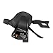SunRace - Leva del cambio a sinistra 2/3 V, colore nero, M