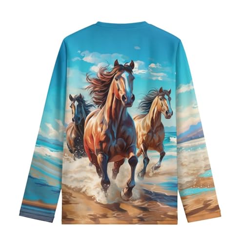 Image of Kids Long Sleeve Shirts for Girls 3-16 Year Old Cute Clothes for Teen Girls Casual Workout Tops