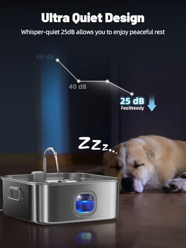 Mailofy WF120 Dog Water Fountain Stainless Steel thumb #4