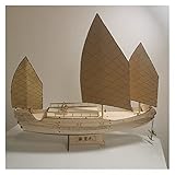 1/72 Grüne Augenbraue Altes Segelboot Modell Aus Holz Zusammengebautes Antikes Segelboot DIY-Sammlung