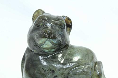Chat en labradorite 277g pour harmoniser votre bureau ou salon - 3