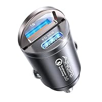 AINOPE 90W Zigarettenanzünder USB C Mini Super Schnelladen KFZ Ladegerät USB C PD45W+QC3.0 Dual Port Auto Ladegerät Adapter für iPhone 17 Pro Max Air 16 15, Galaxy S25 Ultra