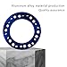 Middrivr Steering Wheel Hub Adapter, Wheel Hub Spacers, Aluminium Alloy 12mm Steering Wheel Hub PCD Adapter Spacer, Car Accessories Wheel Adapters Spacers for Momo Nardi OMP Sparco and Most Cars