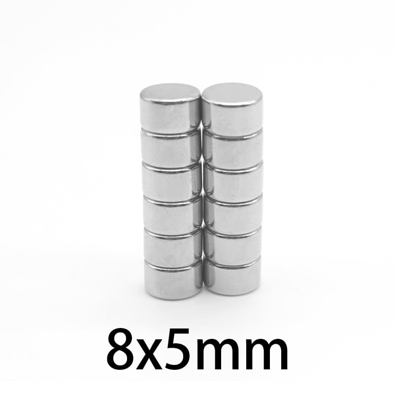 15/30/50/80/100/200Pcs 8x5 Round Cylinder 8mmx5mm Rare Earth Neodymium Round 8mm*5mm 8 * 5 8x5mm 8 * 5mm Magnet(200pcs)