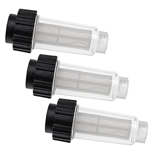 Colore: trasparente, nero | Peso: 70 g | Cambio ogni 6 mesi | Compatibile con idropulitrice con allacciamento alla rete d'acqua con filettatura ester