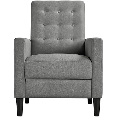 Yaheetech Grey Modern Recliner Chair Cover