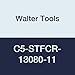 Walter Tools C5-STFCR-13080-11 Tool Steel Boring Bar, Right Hand, 0.984" Minimum Bore Diameter, 2.205" Maximum Bore Depth, 3.15" Length