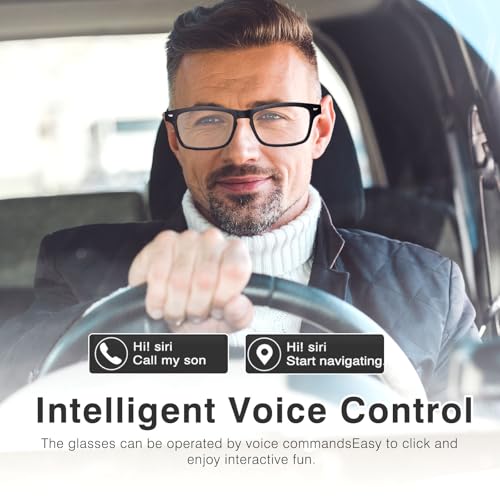 Image of Ai Smart Glasses,Smart Glasses with Chat GPT for Men and Women,Blue Light Filtering Lenses,Translation Glasses with 160+ Languages for Travel,Meeting, Trade, Business