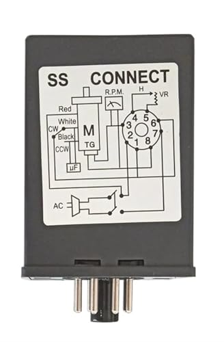 Controlador de velocidad de motor CA 220V reversible que optimiza el giro y evita tirones 2
