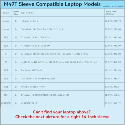 Image of Smatree M49TP Hard Protective 14 inch Laptop Case for DELL /Lenovo /HP /ASUS | Compatible for DELL XPS 14 /Latitude /Premium,Lenovo IdeaPad /ThinkBook,HP Elite /Elitebook /ProBook,ASUS Vivobook,Pink(X8040TP)