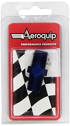 Image of Aeroquip FCM2133 Blue Anodized Aluminum 1 /4 inch NPT Male Coupler
